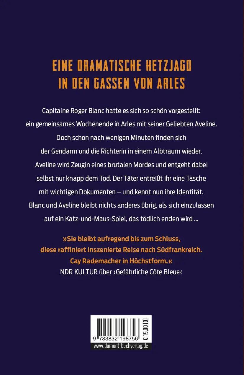 Rückseite: 9783832198756 | Dunkles Arles | Ein Provence-Krimi mit Capitaine Roger Blanc (5)