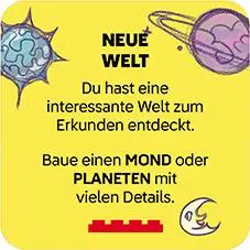 Bild: 9783960808756 | LEGO® - Rebuild Karten - Weltraum | mit LEGO-Elementen | Taschenbuch