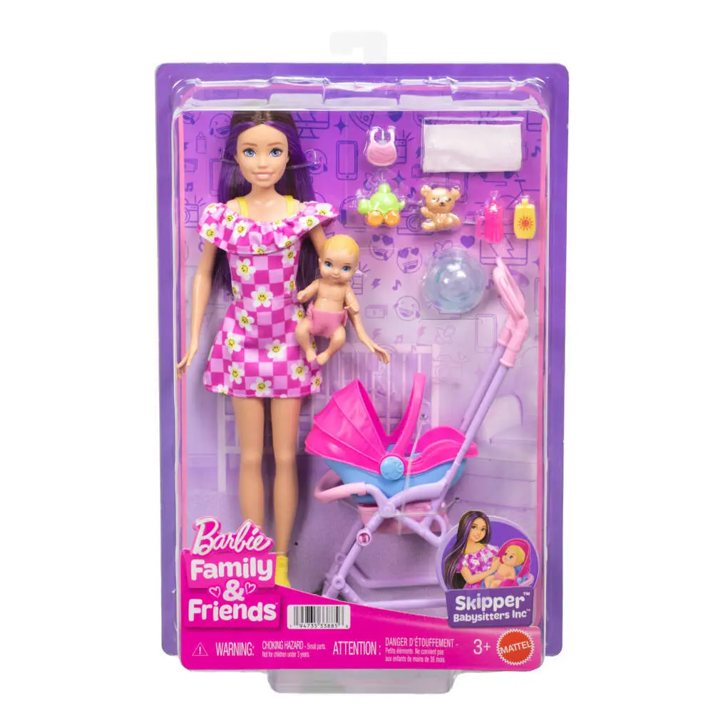 Cover: 194735338856 | Barbie "Skipper Babysitters Inc." Kinderwagen Spielset | Blister