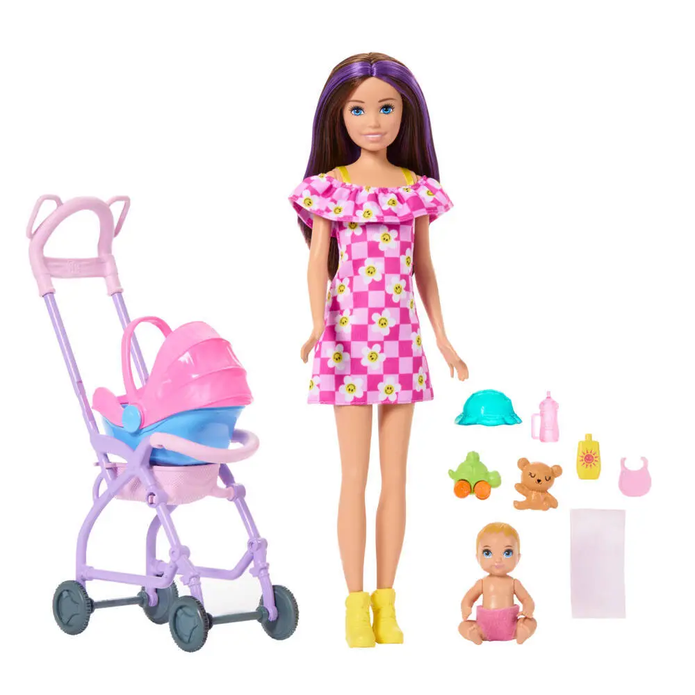 Bild: 194735338856 | Barbie "Skipper Babysitters Inc." Kinderwagen Spielset | Blister