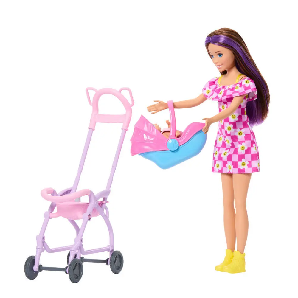 Bild: 194735338856 | Barbie "Skipper Babysitters Inc." Kinderwagen Spielset | Blister