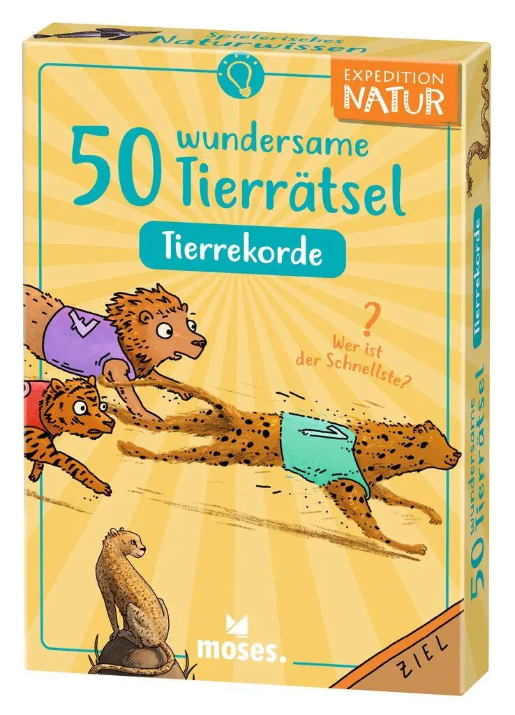 Cover: 4033477098856 | 50 wundersame Tierrätsel - Rekorde | Inga Marie Ramcke | Spiel | 50 S.