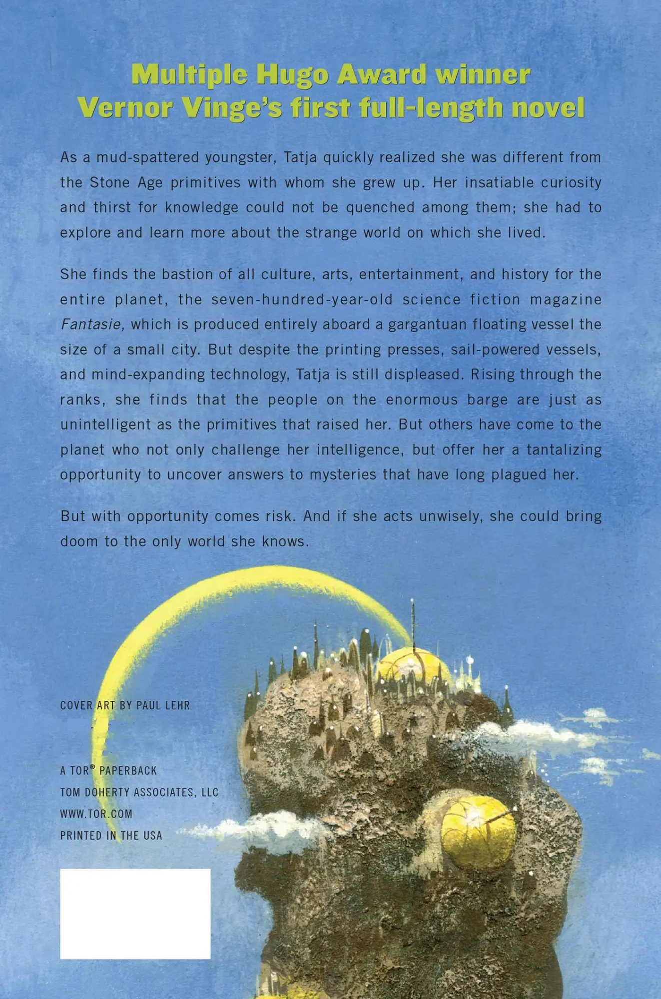 Rückseite: 9780765308856 | Tatja Grimm's World | Vernor Vinge | Taschenbuch | Englisch | 2006