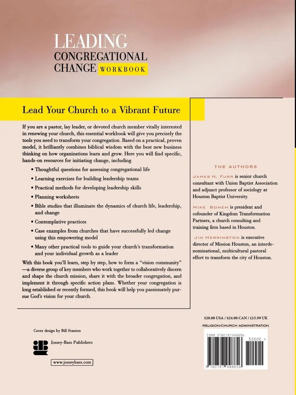Rückseite: 9780787948856 | Leading Congregational Change | Jim Herrington (u. a.) | Taschenbuch