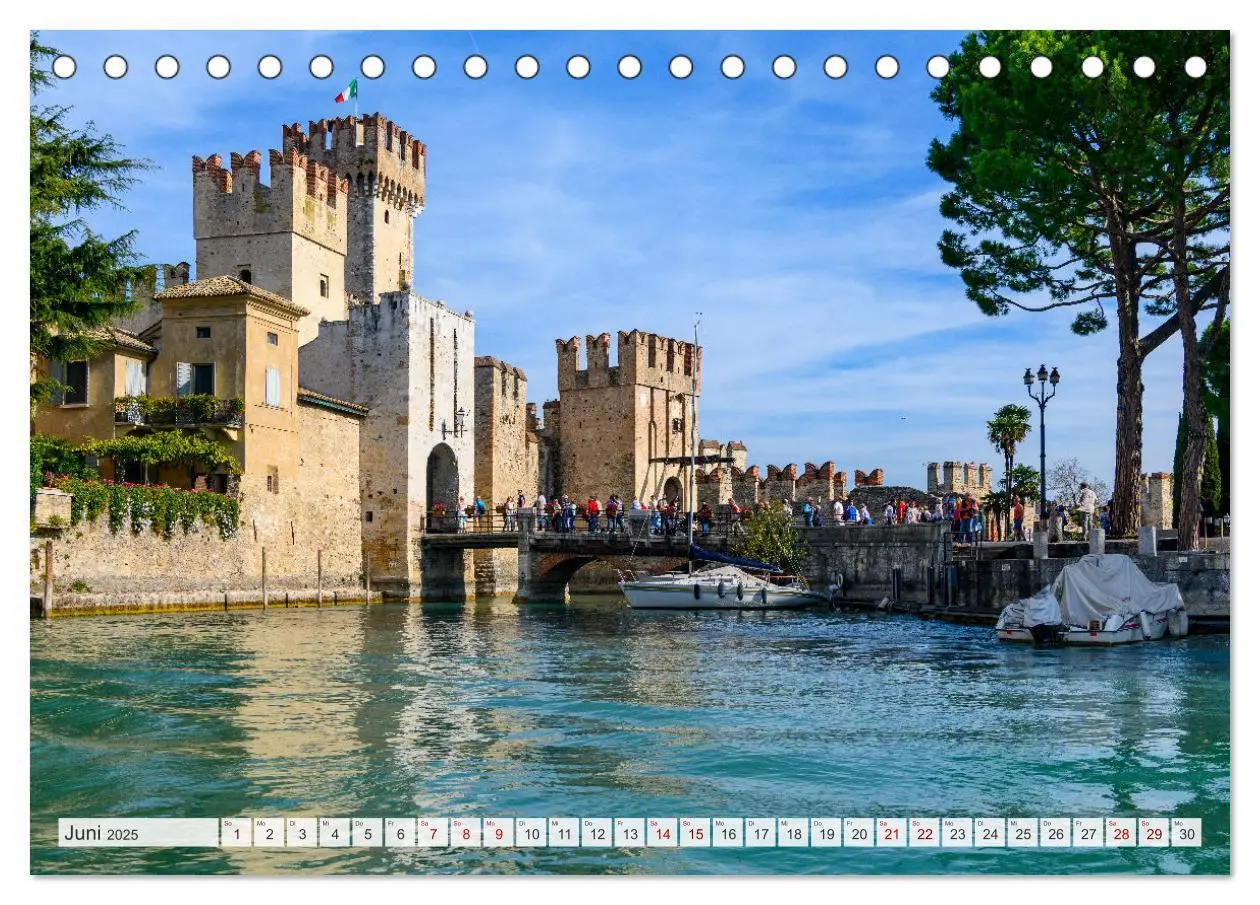 Bild: 9783435028856 | Unterwegs am Gardasee (Tischkalender 2025 DIN A5 quer), CALVENDO...