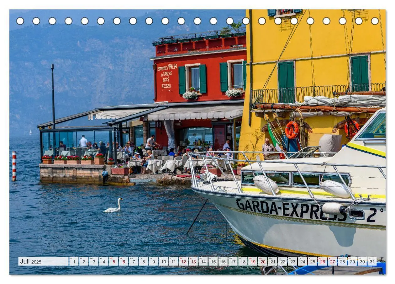 Bild: 9783435028856 | Unterwegs am Gardasee (Tischkalender 2025 DIN A5 quer), CALVENDO...