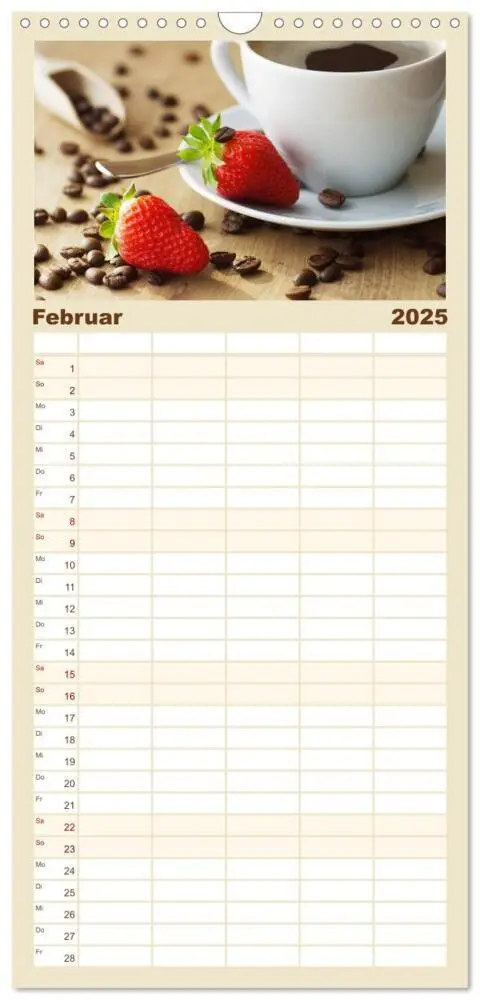 Bild: 9783457118856 | Familienplaner 2025 - Leichte Küche mit 5 Spalten (Wandkalender, 21...