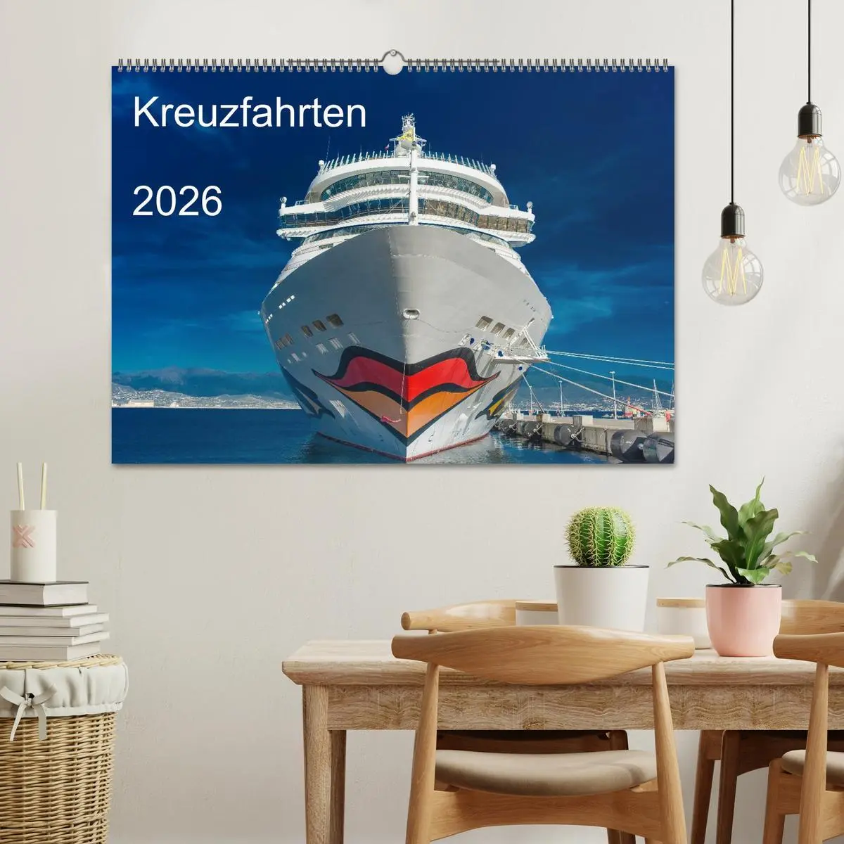 Bild: 9783457978856 | Kreuzfahrten 2026 (Wandkalender 2026 DIN A2 quer), CALVENDO...