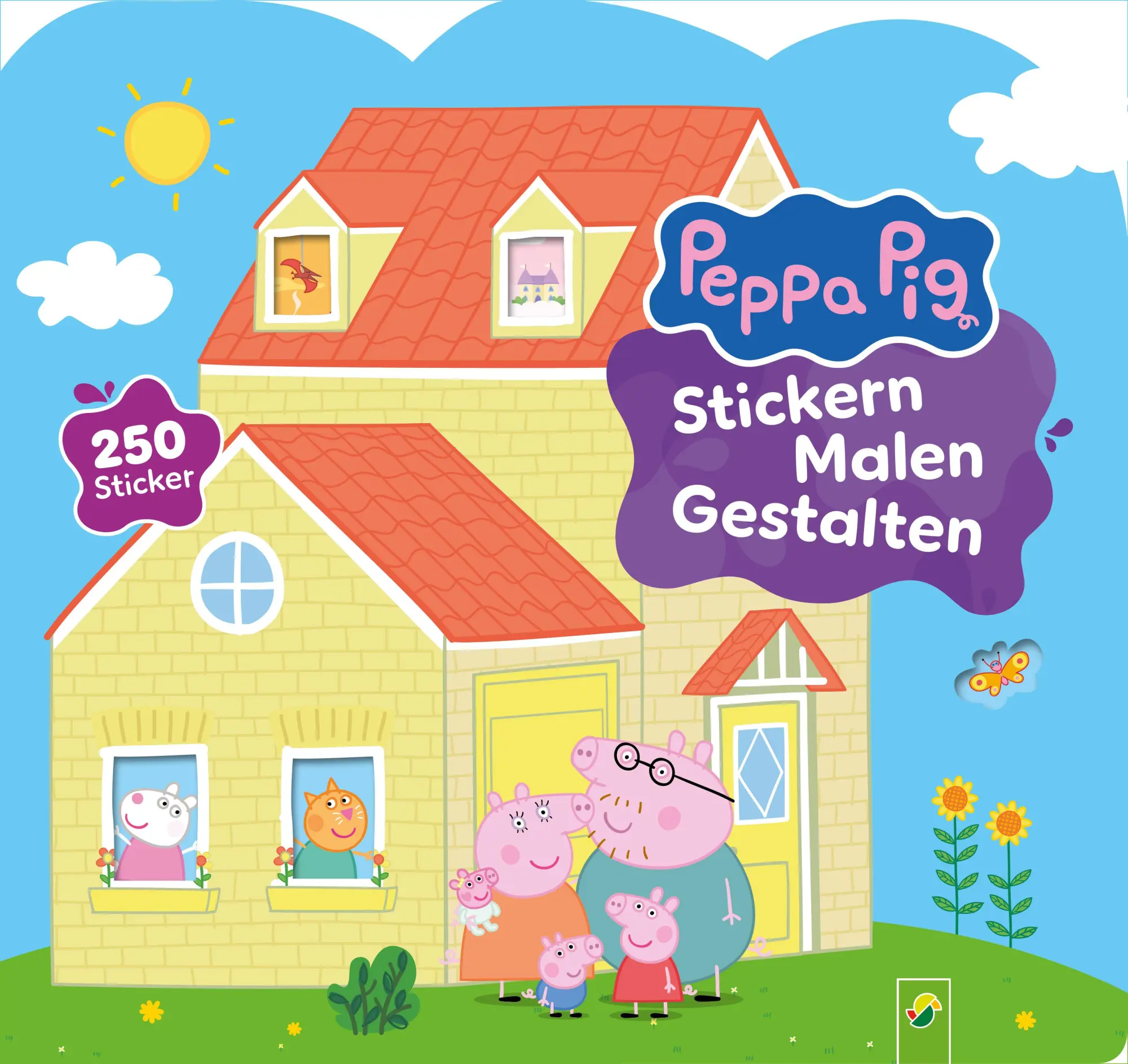 Cover: 9783849948856 | Peppa Pig Stickern Malen Gestalten | Schwager &amp; Steinlein Verlag