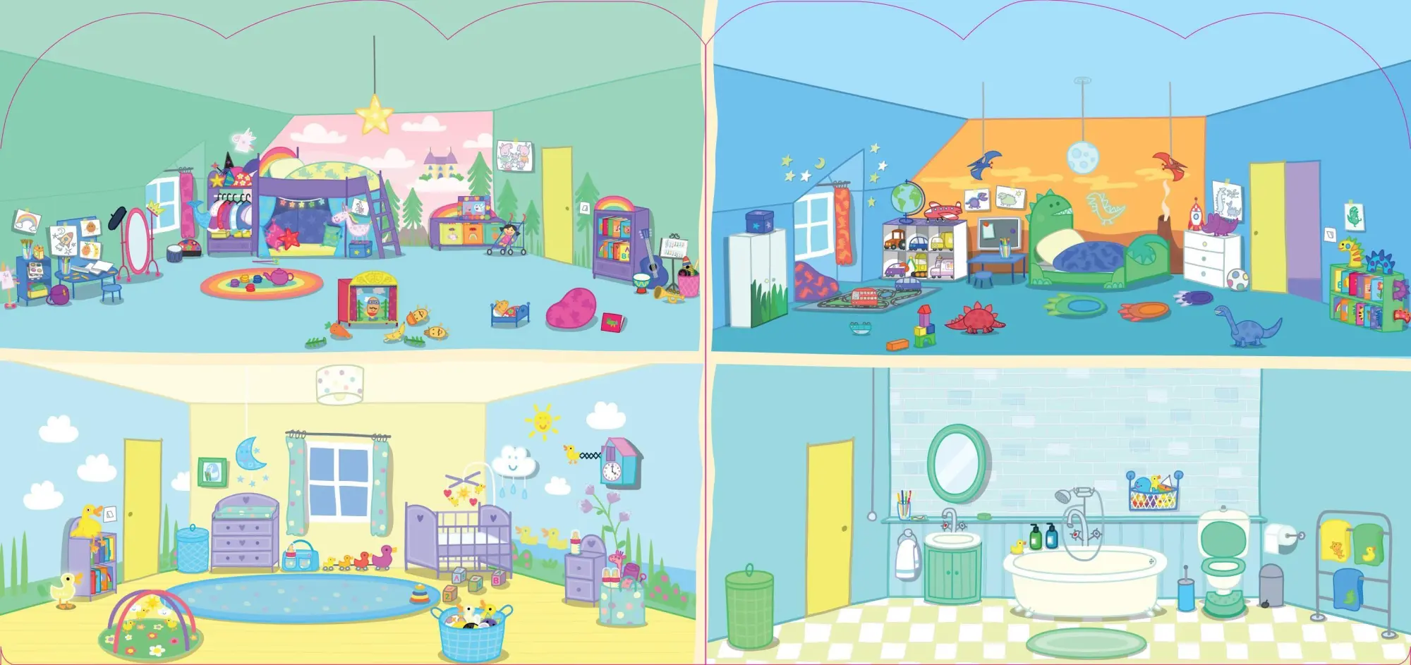 Bild: 9783849948856 | Peppa Pig Stickern Malen Gestalten | Schwager &amp; Steinlein Verlag