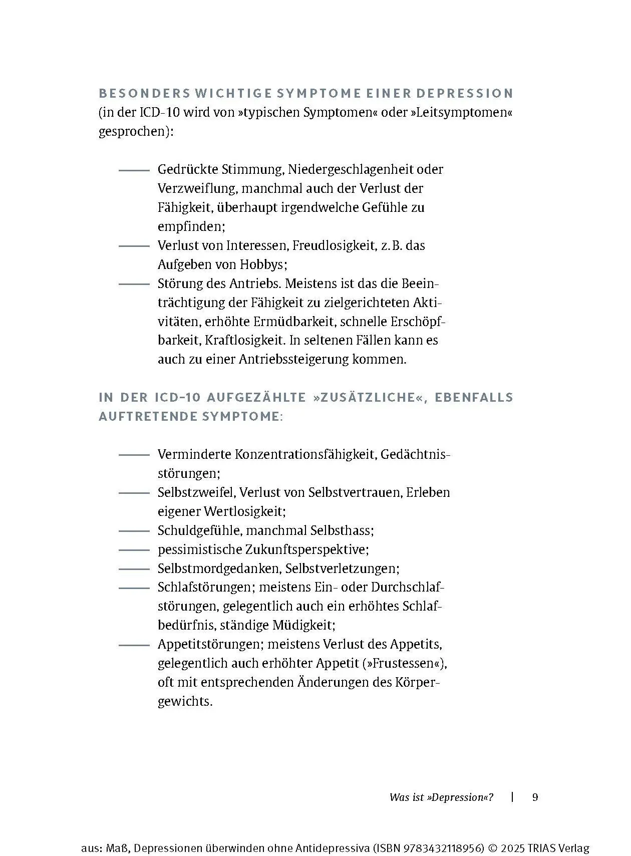 Bild: 9783432118956 | Depressionen überwinden ohne Antidepressiva | Reinhard Maß | Buch