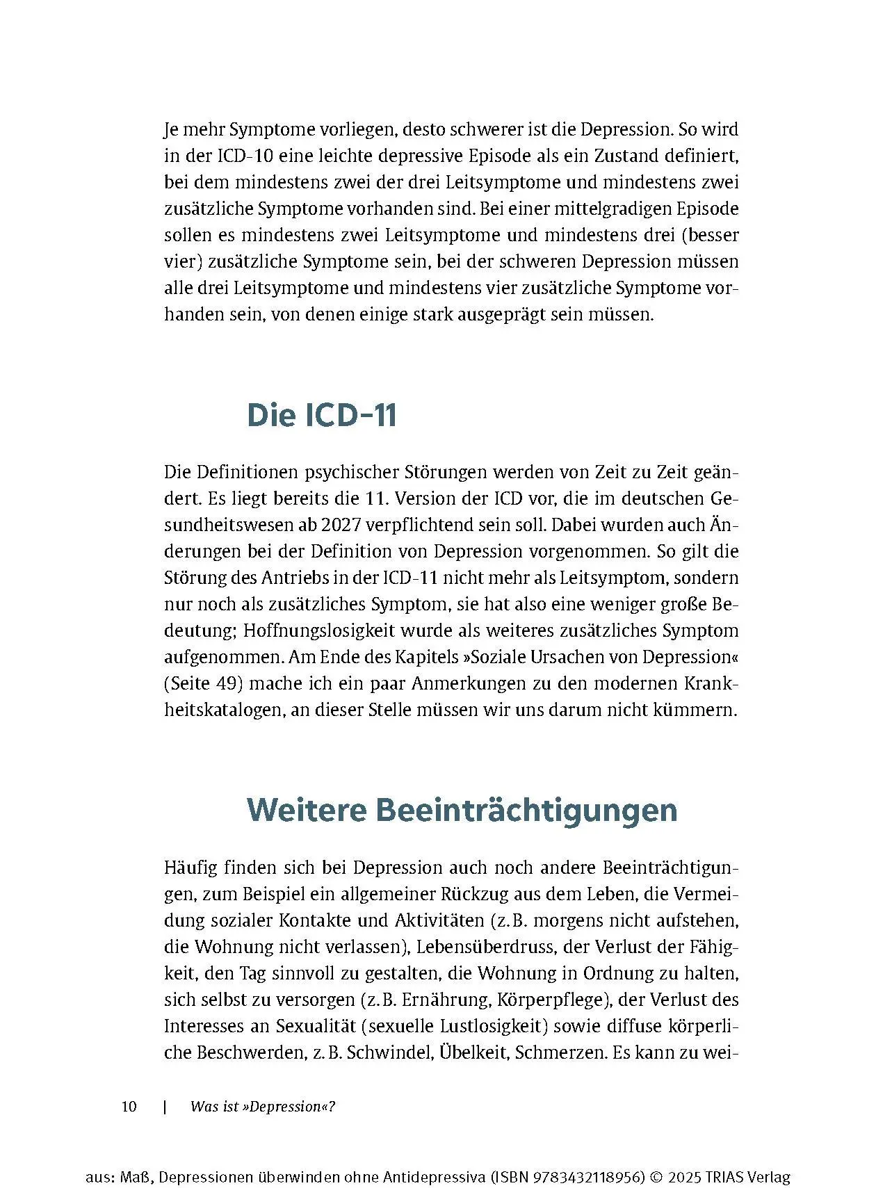 Bild: 9783432118956 | Depressionen überwinden ohne Antidepressiva | Reinhard Maß | Buch