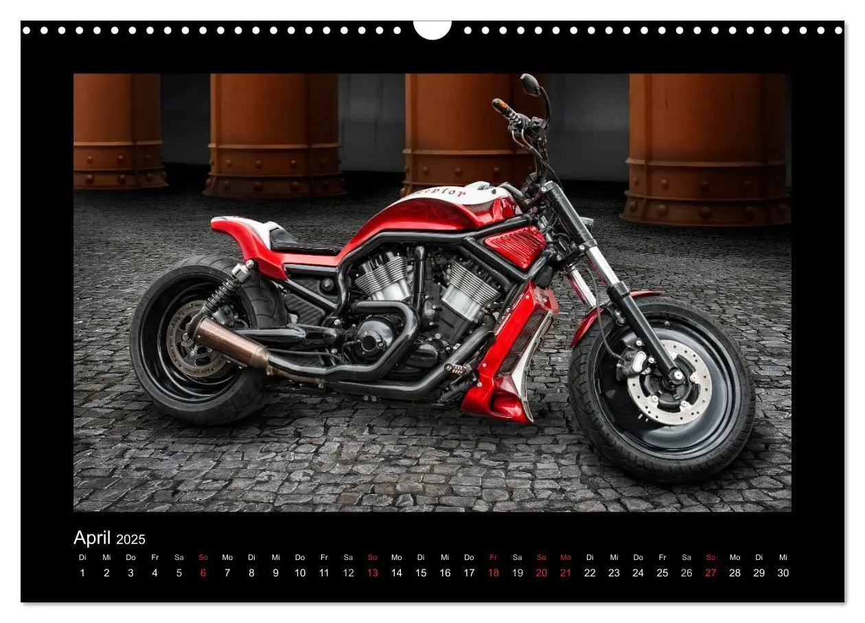 Bild: 9783435708956 | Motorrad-Träume - Chopper und Custombikes (Wandkalender 2025 DIN A3...