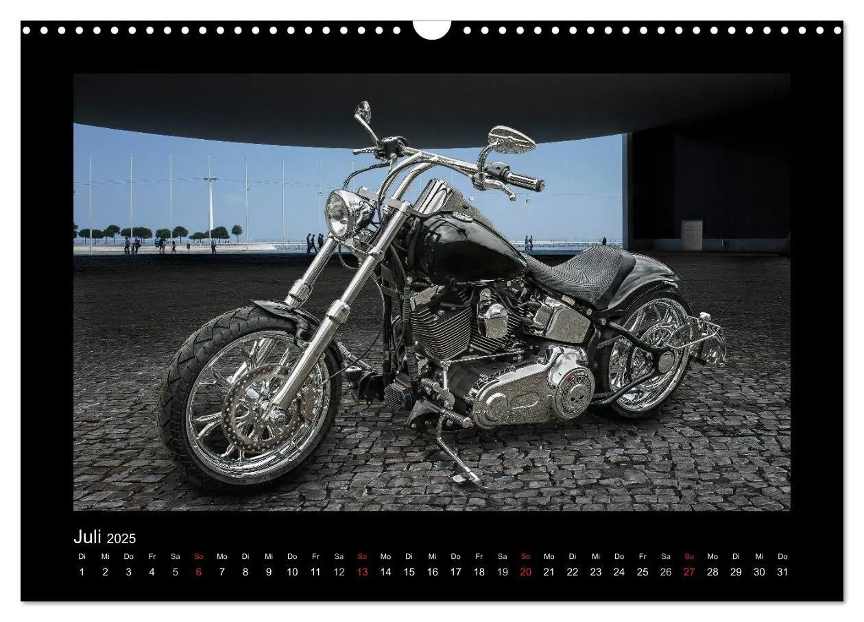 Bild: 9783435708956 | Motorrad-Träume - Chopper und Custombikes (Wandkalender 2025 DIN A3...