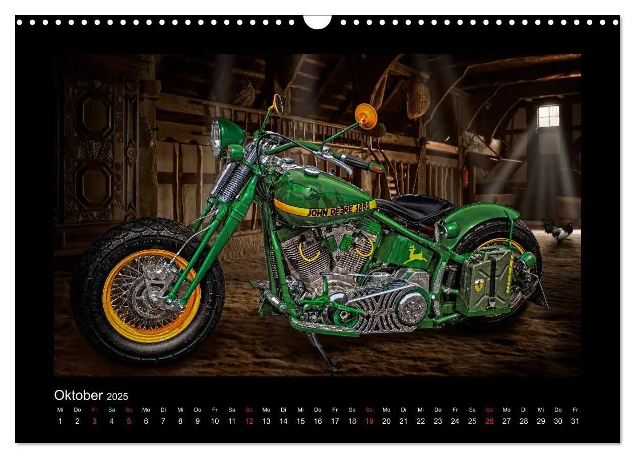 Bild: 9783435708956 | Motorrad-Träume - Chopper und Custombikes (Wandkalender 2025 DIN A3...