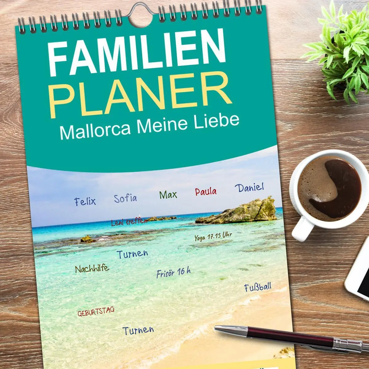 Bild: 9783516508956 | Familienplaner 2026 - Mallorca Meine Liebe mit 5 Spalten...