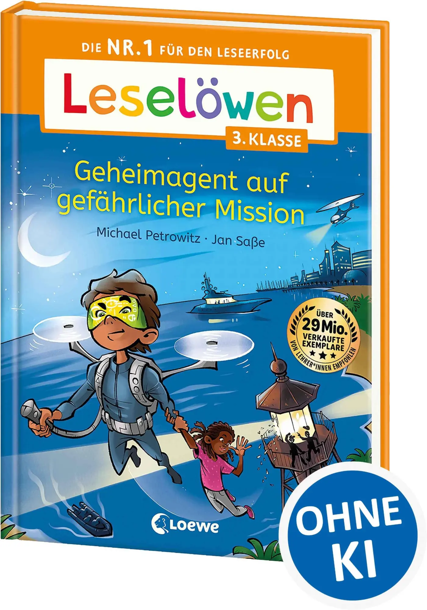 Cover: 9783743218956 | Leselöwen 3. Klasse - Geheimagent auf gefährlicher Mission | Petrowitz