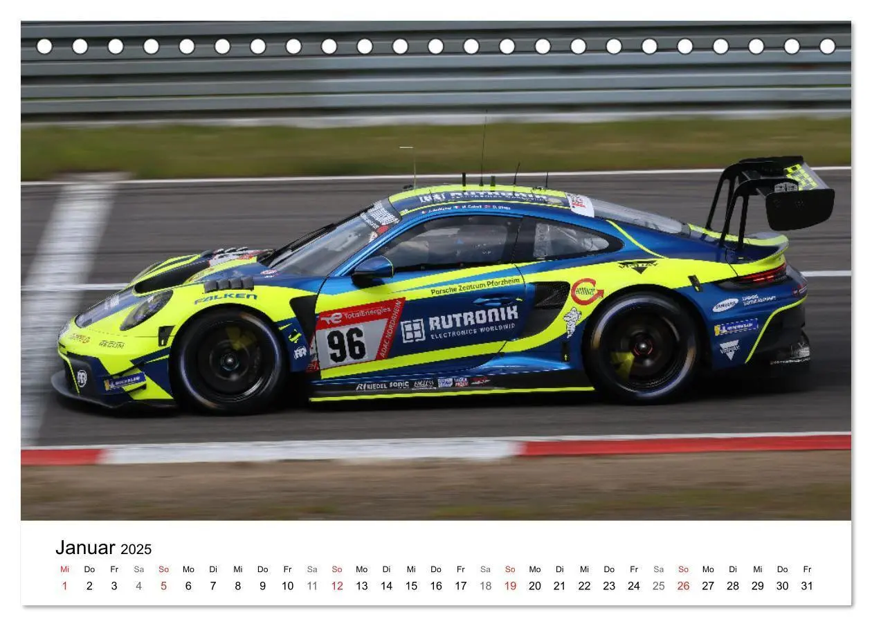Bild: 9783435839056 | Motorsport aus Zuffenhausen (Tischkalender 2025 DIN A5 quer),...