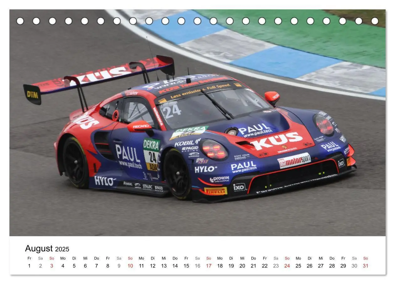 Bild: 9783435839056 | Motorsport aus Zuffenhausen (Tischkalender 2025 DIN A5 quer),...
