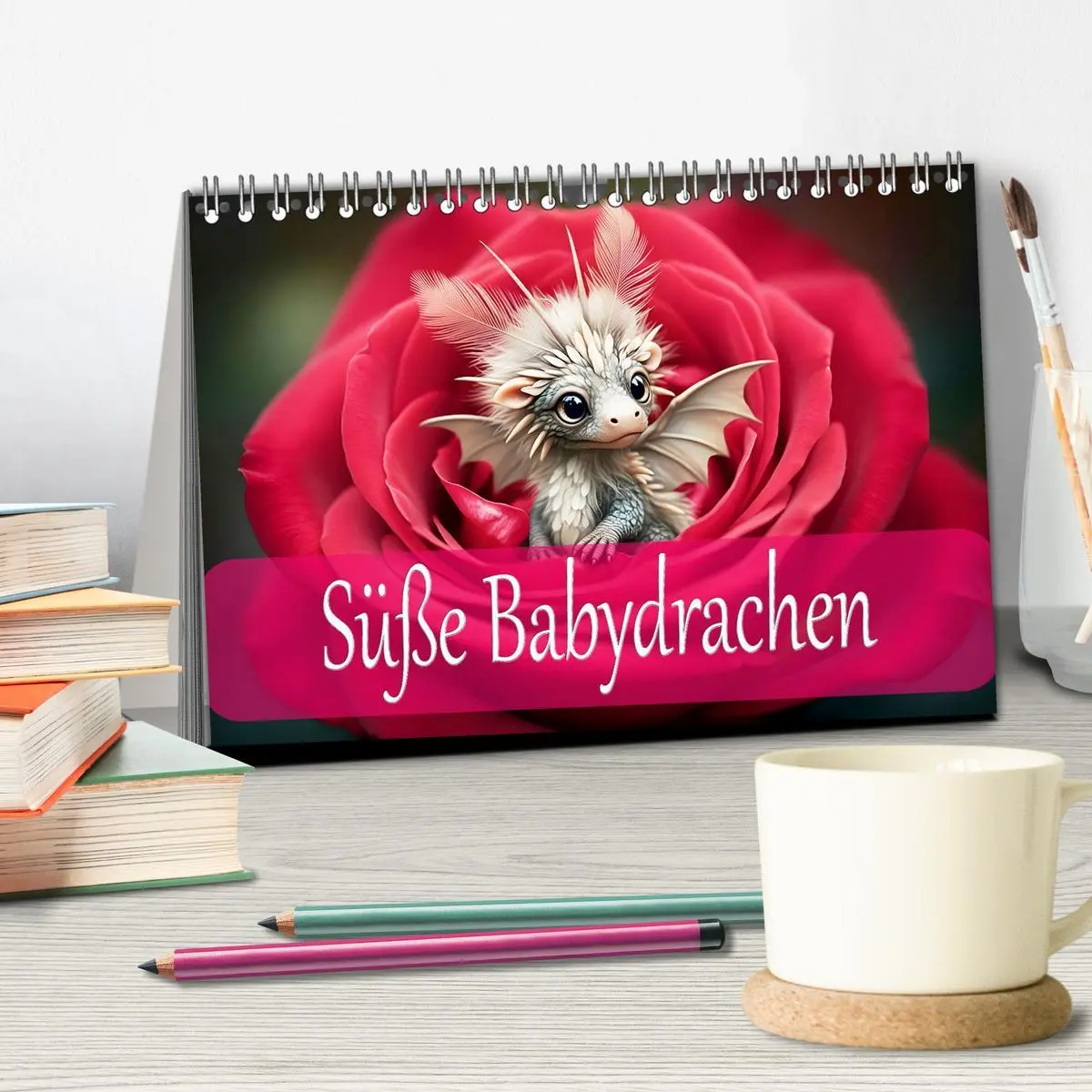 Bild: 9783457309056 | Süße Babydrachen (Tischkalender 2026 DIN A5 quer), CALVENDO...