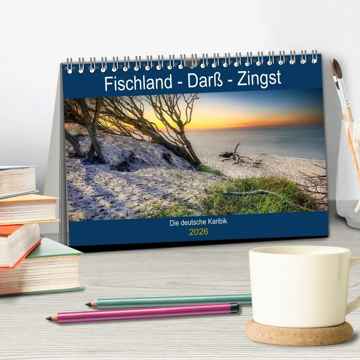 Bild: 9783457619056 | Fischland - Darß- Zingst (Tischkalender 2026 DIN A5 quer), CALVENDO...
