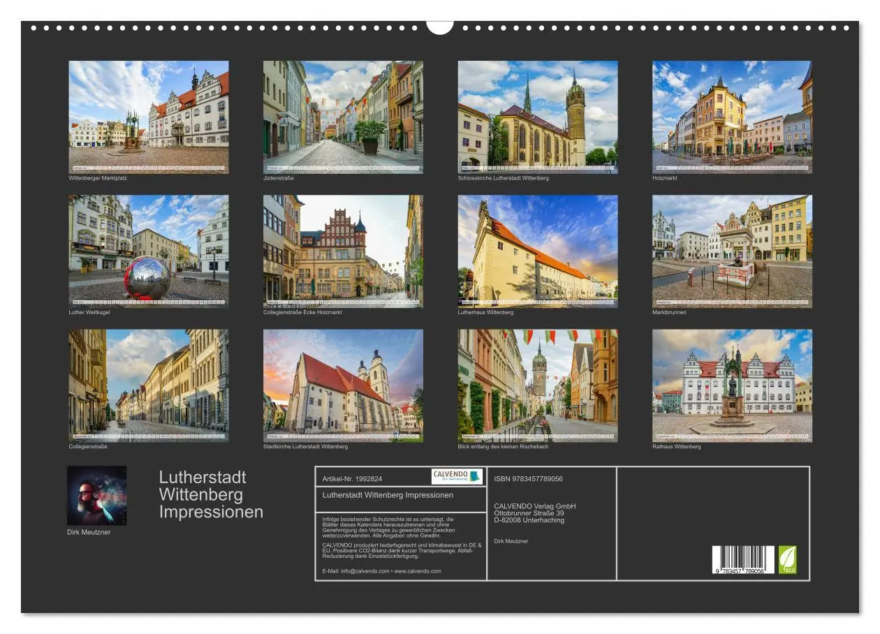 Bild: 9783457789056 | Lutherstadt Wittenberg Impressionen (Wandkalender 2026 DIN A2...