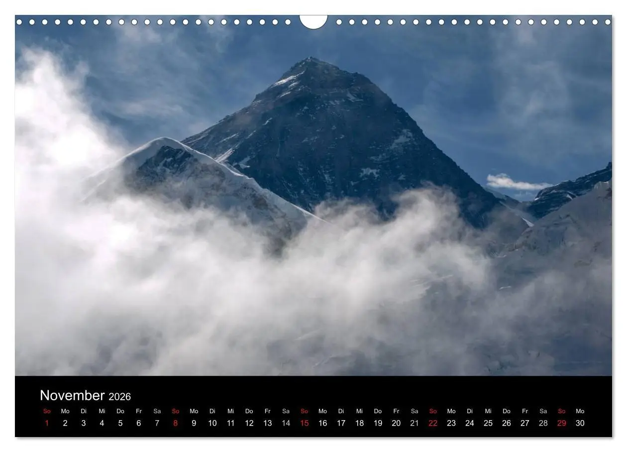 Bild: 9783516189056 | Majestätische Bergwelten - Der Everest Trek (Wandkalender 2026 DIN...