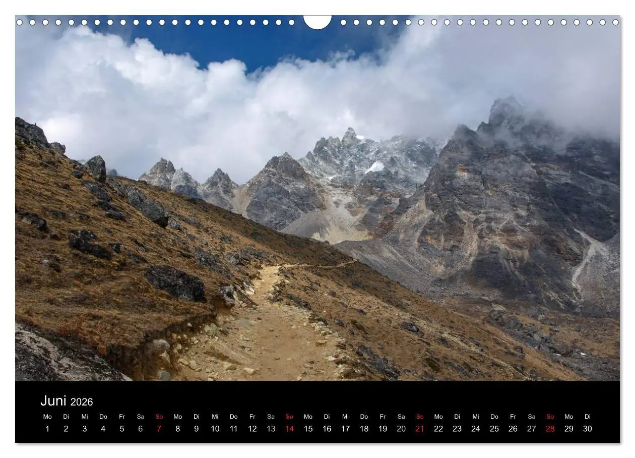 Bild: 9783516189056 | Majestätische Bergwelten - Der Everest Trek (Wandkalender 2026 DIN...