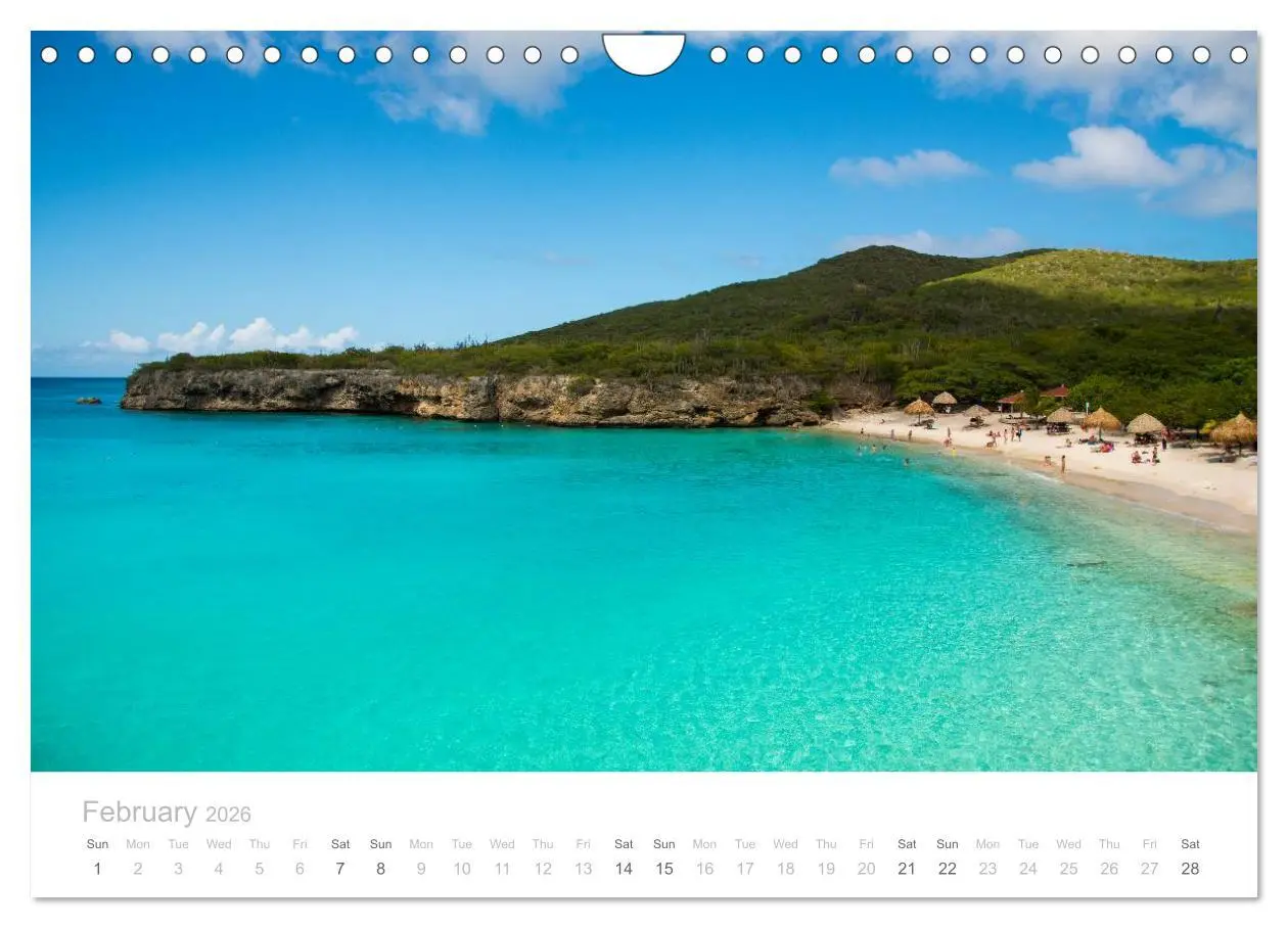 Bild: 9783516569056 | Curacao - Tropical Island (Wall Calendar 2026 DIN A4 landscape),...
