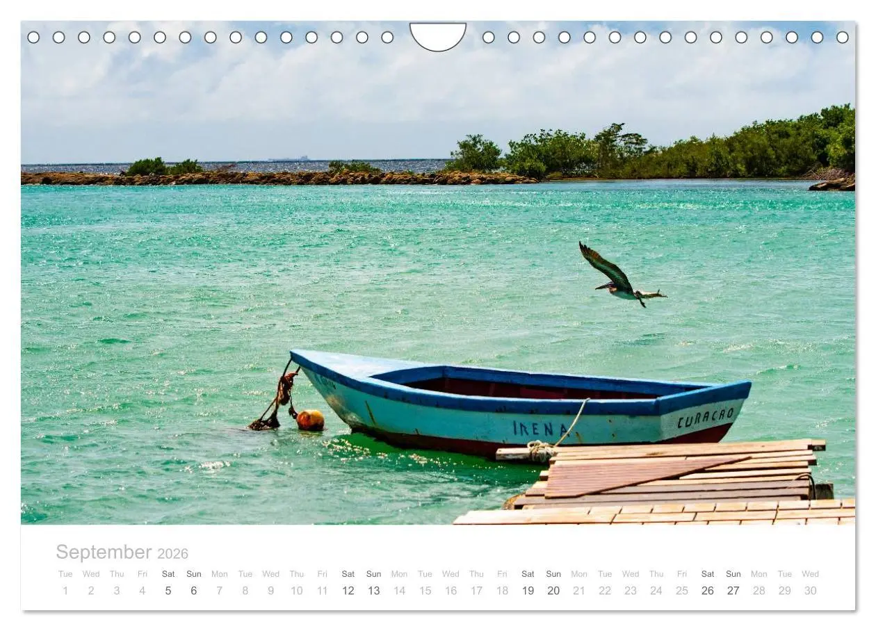 Bild: 9783516569056 | Curacao - Tropical Island (Wall Calendar 2026 DIN A4 landscape),...