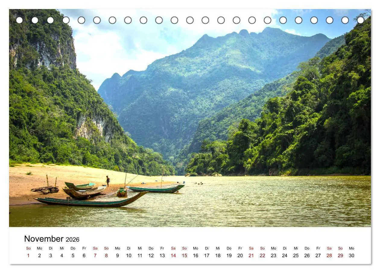Bild: 9783457609156 | Laos - Abseits der Touristenströme. (Tischkalender 2026 DIN A5...
