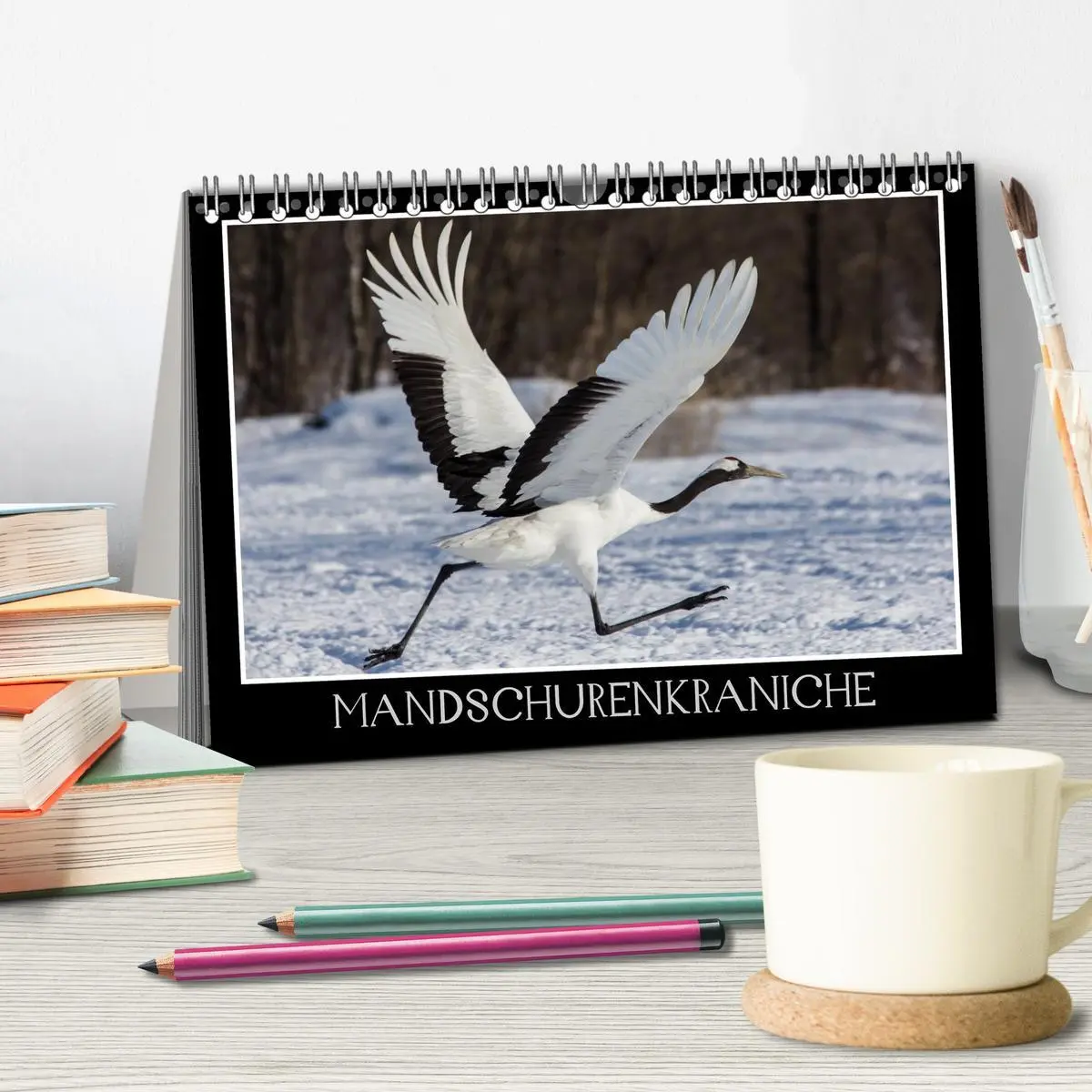 Bild: 9783516179156 | Mandschurenkraniche (Tischkalender 2026 DIN A5 quer), CALVENDO...