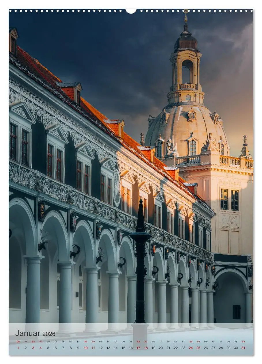 Bild: 9783516319156 | Elbstadt Dresden (hochwertiger Premium Wandkalender 2026 DIN A2...