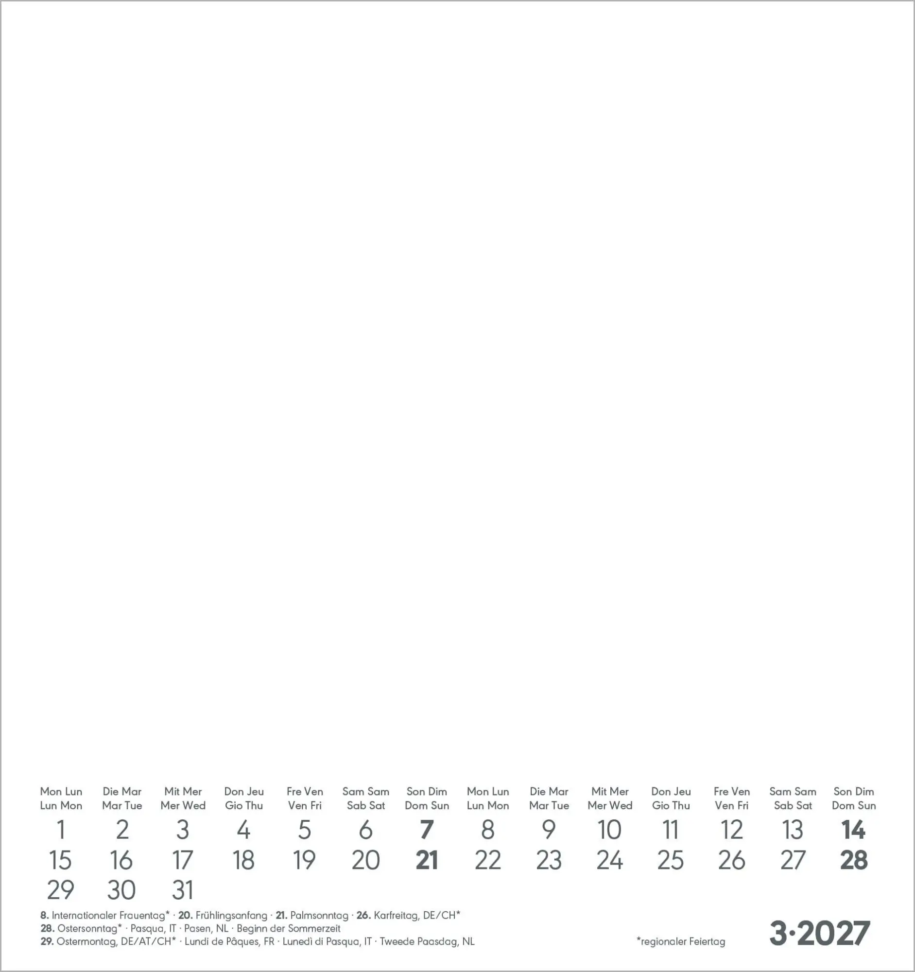 Bild: 4069095019256 | Kreativkalender S schwarz 2027 | Neumann Verlage GmbH &amp; Co KG | 14 S.