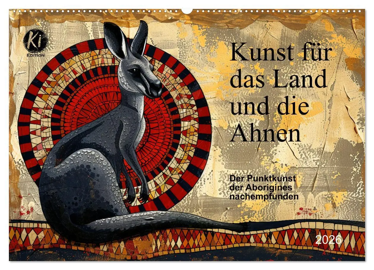 Cover: 9783457389256 | Kunst für das Land und die Ahnen (Wandkalender 2026 DIN A2 quer),...