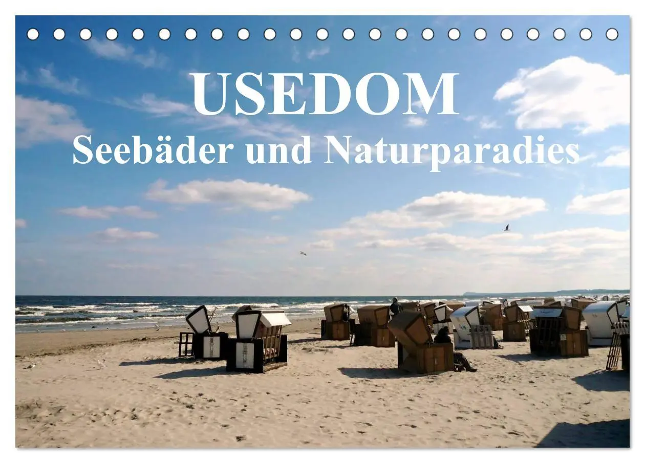Cover: 9783516099256 | USEDOM - Seebäder und Naturparadies (Tischkalender 2026 DIN A5...