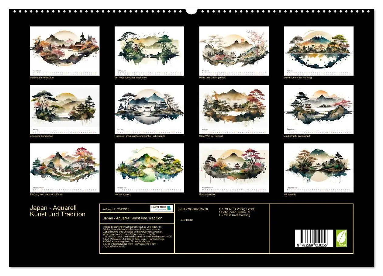 Bild: 9783569019256 | Japan - Aquarell Kunst und Tradition (hochwertiger Premium...