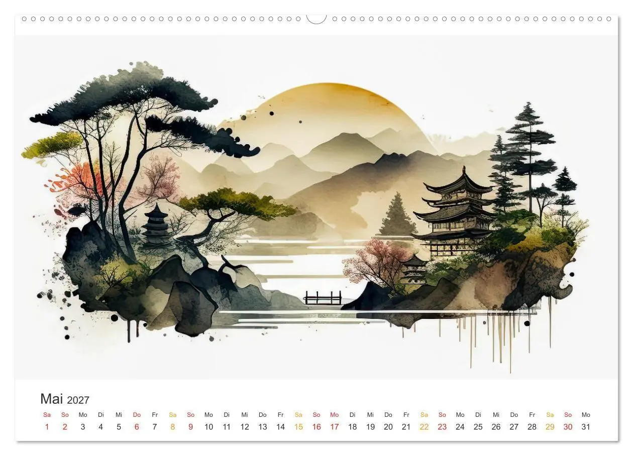 Bild: 9783569019256 | Japan - Aquarell Kunst und Tradition (hochwertiger Premium...