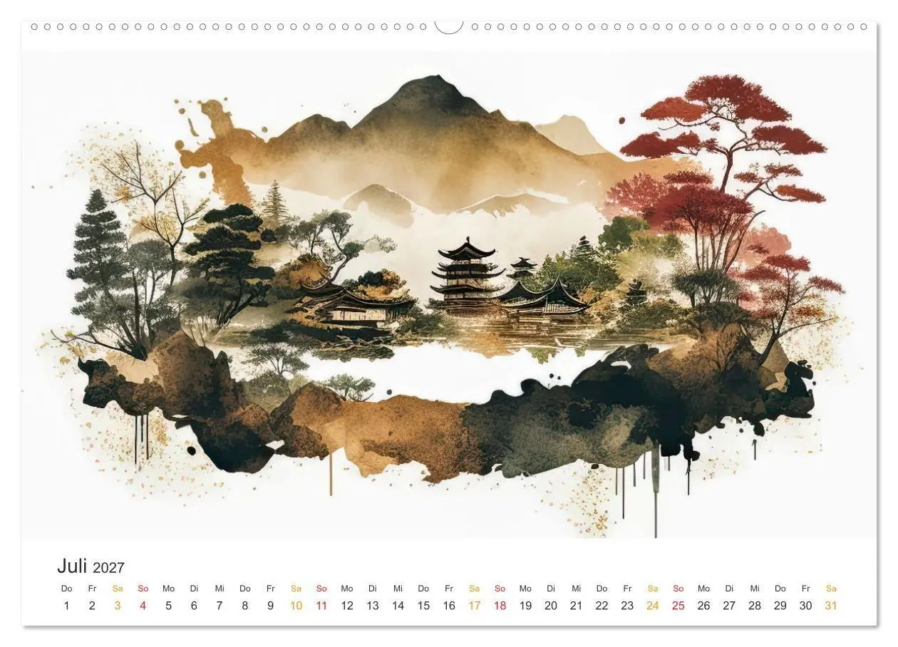 Bild: 9783569019256 | Japan - Aquarell Kunst und Tradition (hochwertiger Premium...