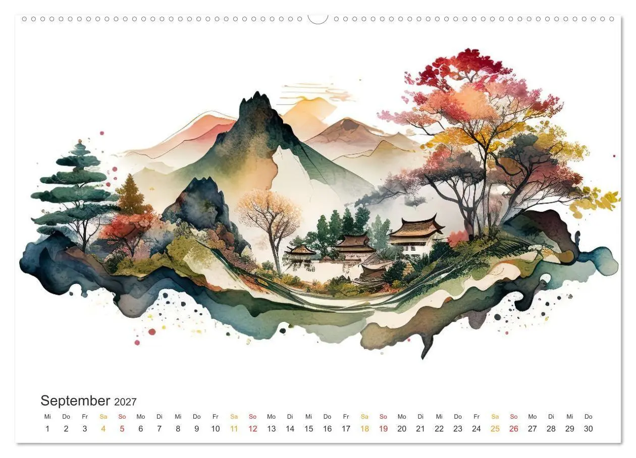 Bild: 9783569019256 | Japan - Aquarell Kunst und Tradition (hochwertiger Premium...