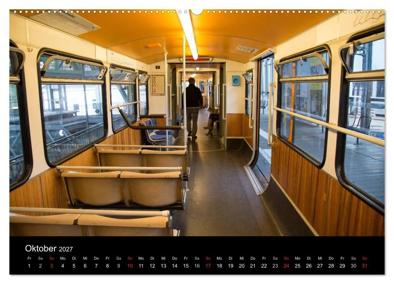 Bild: 9783569949256 | Die Wuppertaler Schwebebahn (Wandkalender 2027 DIN A2 quer),...