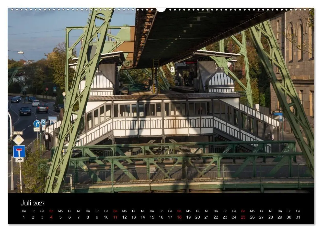 Bild: 9783569949256 | Die Wuppertaler Schwebebahn (Wandkalender 2027 DIN A2 quer),...