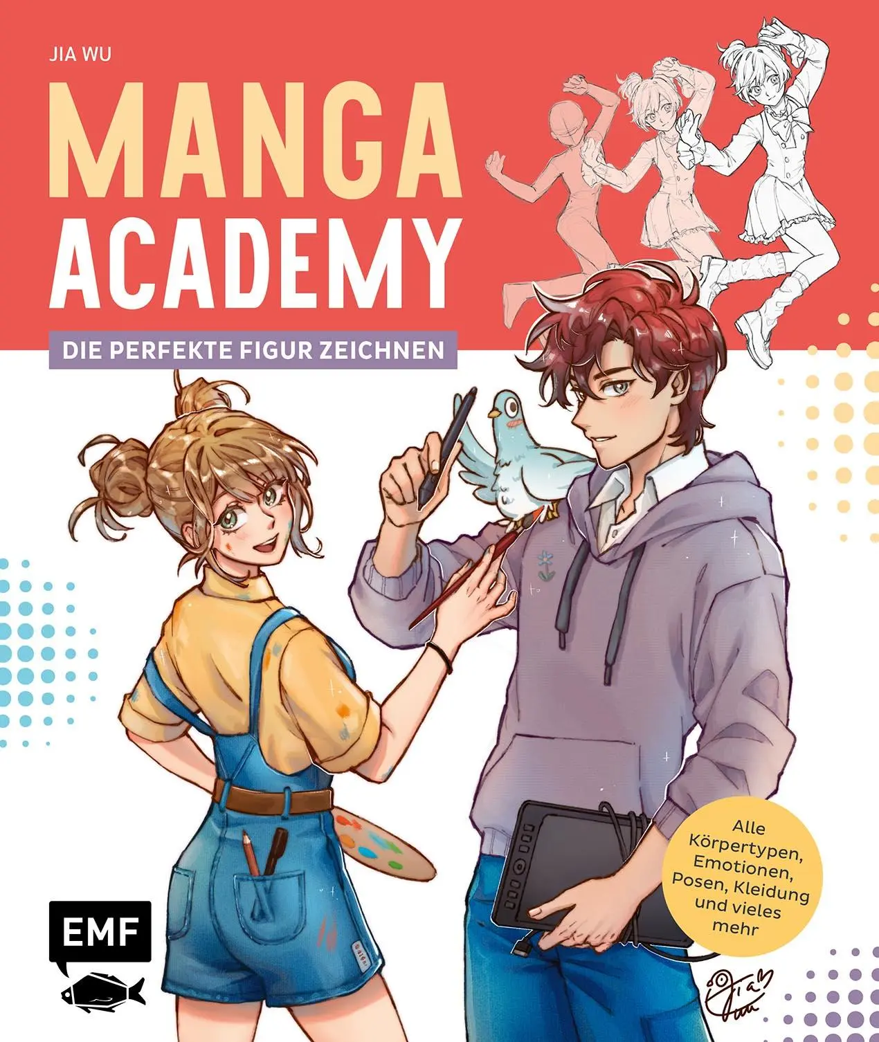 Cover: 9783745929256 | Manga-Academy - Die perfekte Figur zeichnen | Jia Wu | Taschenbuch