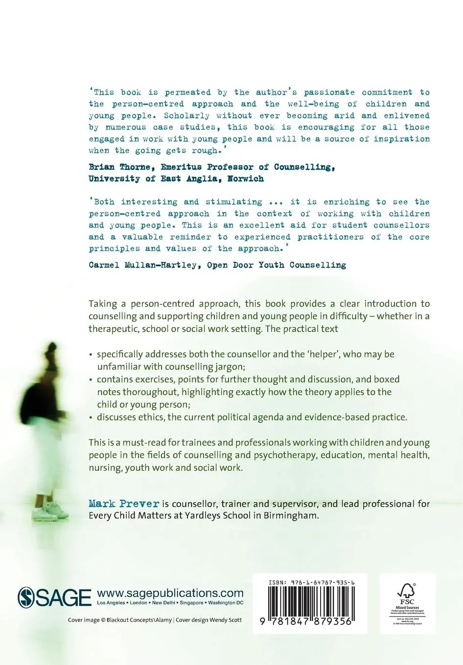 Rückseite: 9781847879356 | Counselling and Supporting Children and Young People | Mark Prever