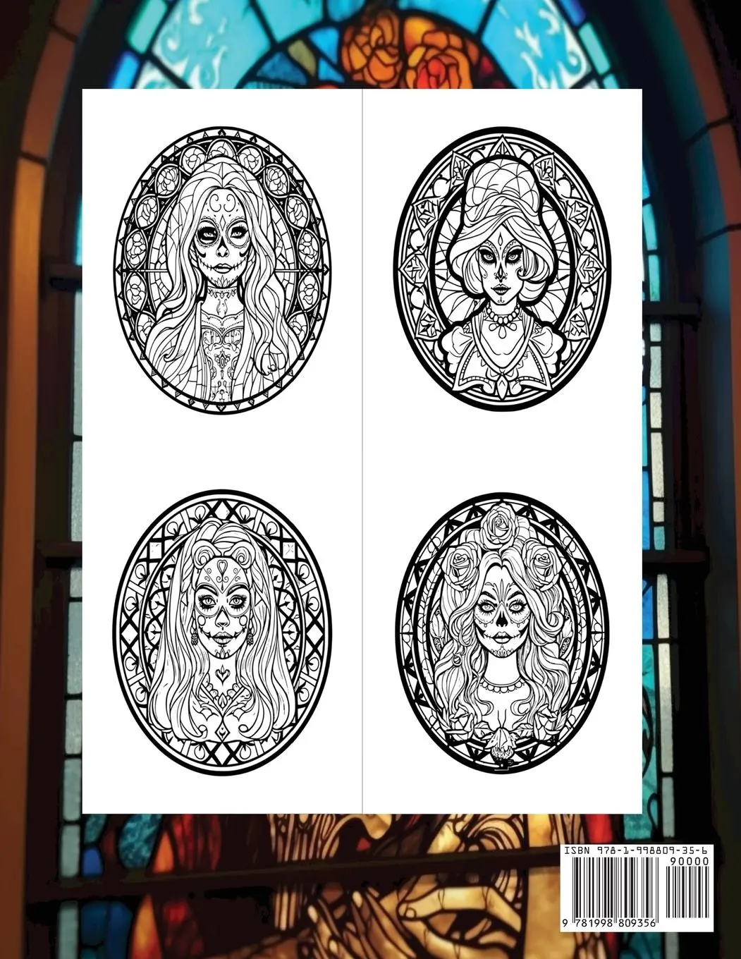 Rückseite: 9781998809356 | The Artistry of La Catrina Coloring Book | Día de Muertos | Designs