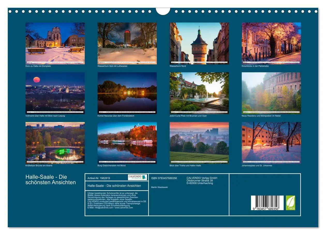 Bild: 9783457689356 | Halle-Saale - Die schönsten Ansichten (Wandkalender 2026 DIN A3...