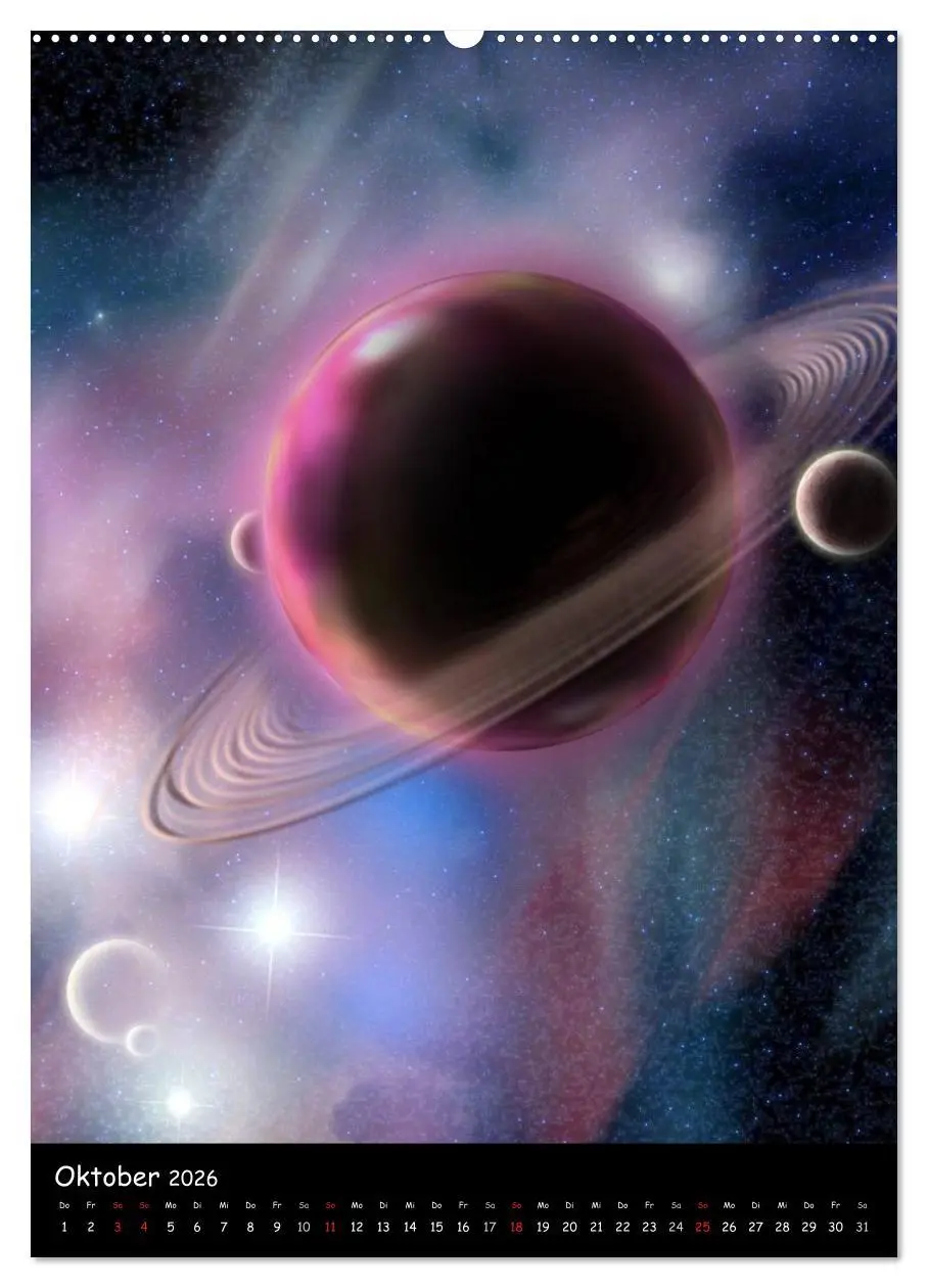 Bild: 9783516469356 | Die Welt der Planeten (Wandkalender 2026 DIN A2 hoch), CALVENDO...