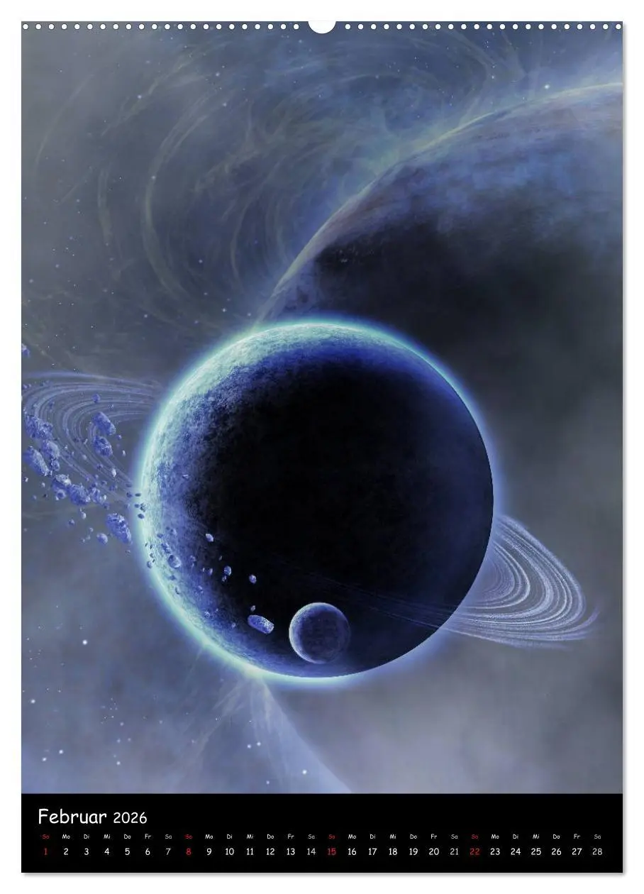 Bild: 9783516469356 | Die Welt der Planeten (Wandkalender 2026 DIN A2 hoch), CALVENDO...
