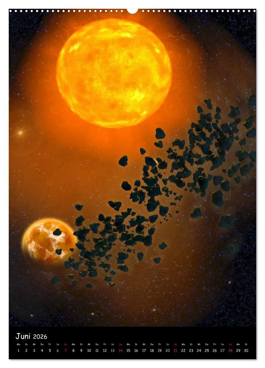 Bild: 9783516469356 | Die Welt der Planeten (Wandkalender 2026 DIN A2 hoch), CALVENDO...