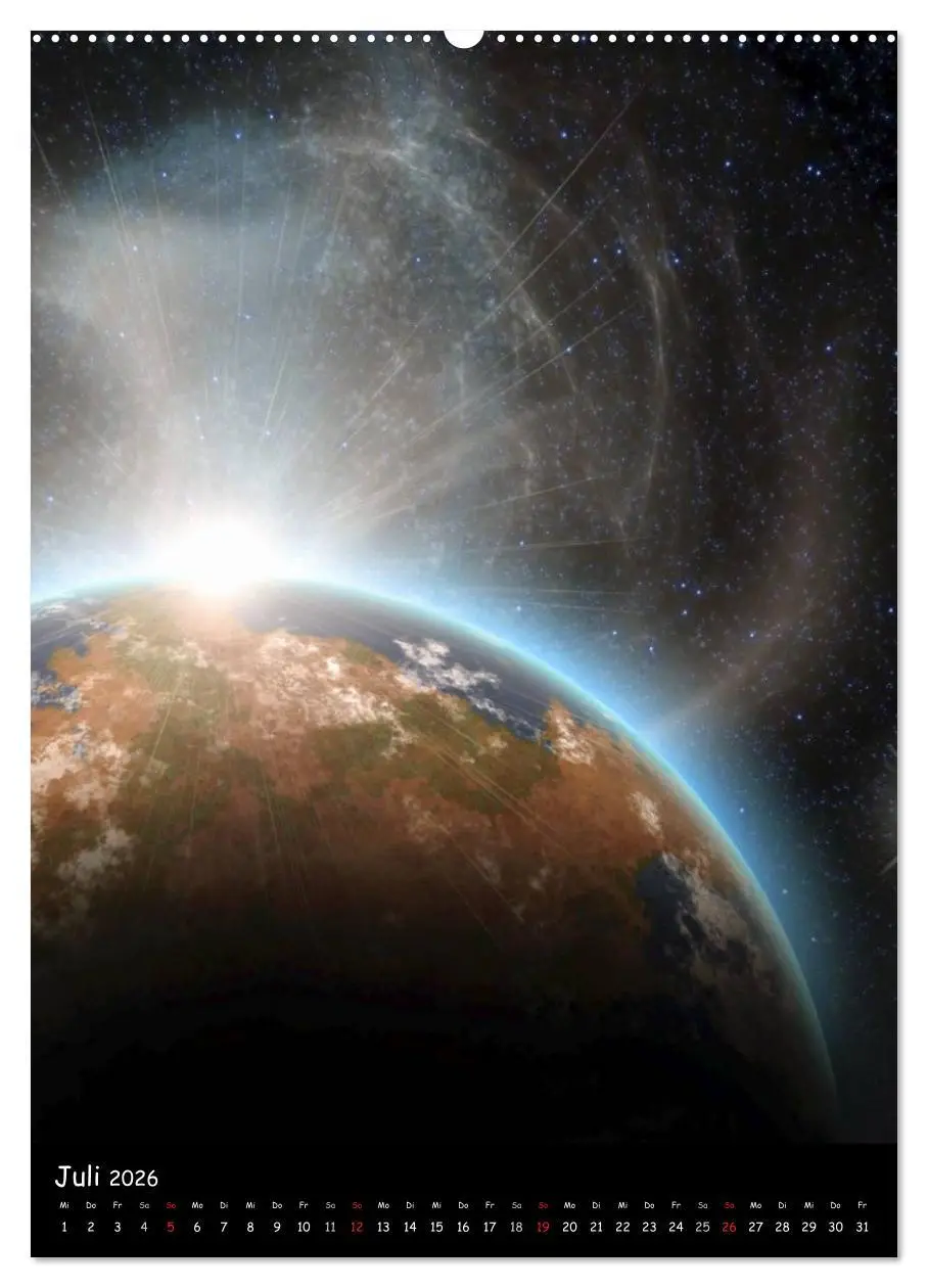 Bild: 9783516469356 | Die Welt der Planeten (Wandkalender 2026 DIN A2 hoch), CALVENDO...